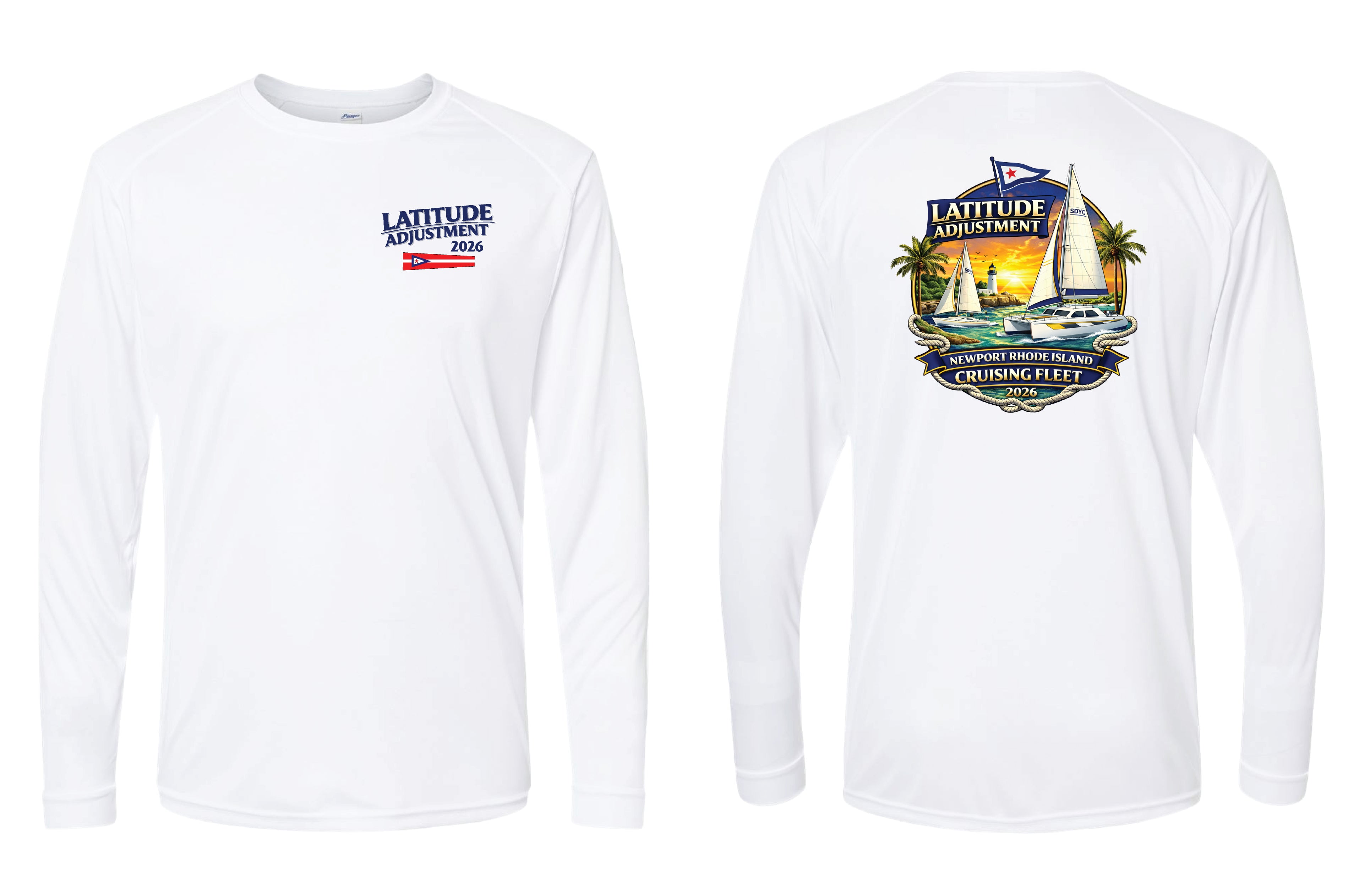 Paragon Unisex Long Islander Performance Long Sleeve T-Shirt - 210